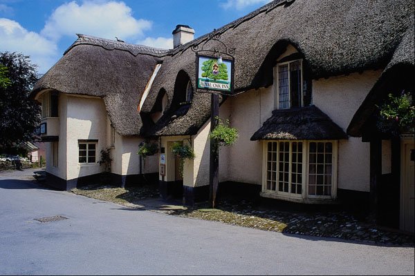 509069 The Royal Oak, Winsford, Exmoor, Somerset A4 Photo Print