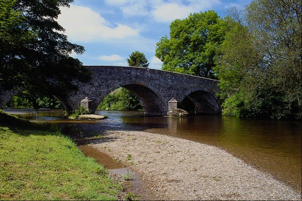 509071 Exebridge, Near Dulverton, Exmoor, Somerset A4 Photo Print
