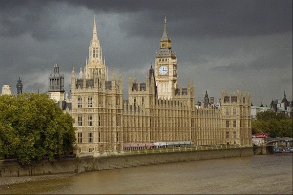 509089 House Of Parliament, Thames Side, London A4 Photo Print