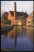 509094 Mill, Lower Slaughter, Gloucestershire A4 Photo Print