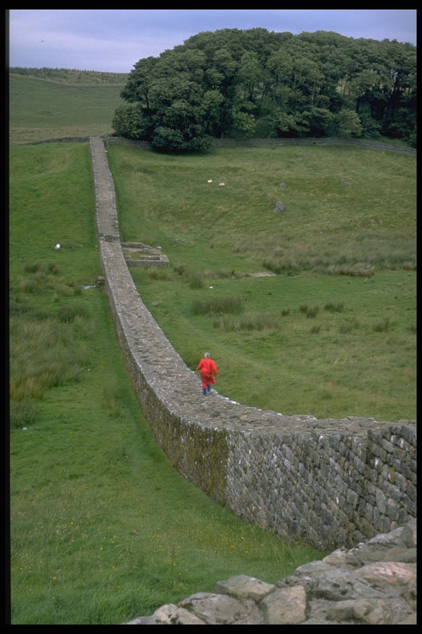509097 Hadrian's Wall By Housestead's Fort, Near Hexham A4 Photo Print