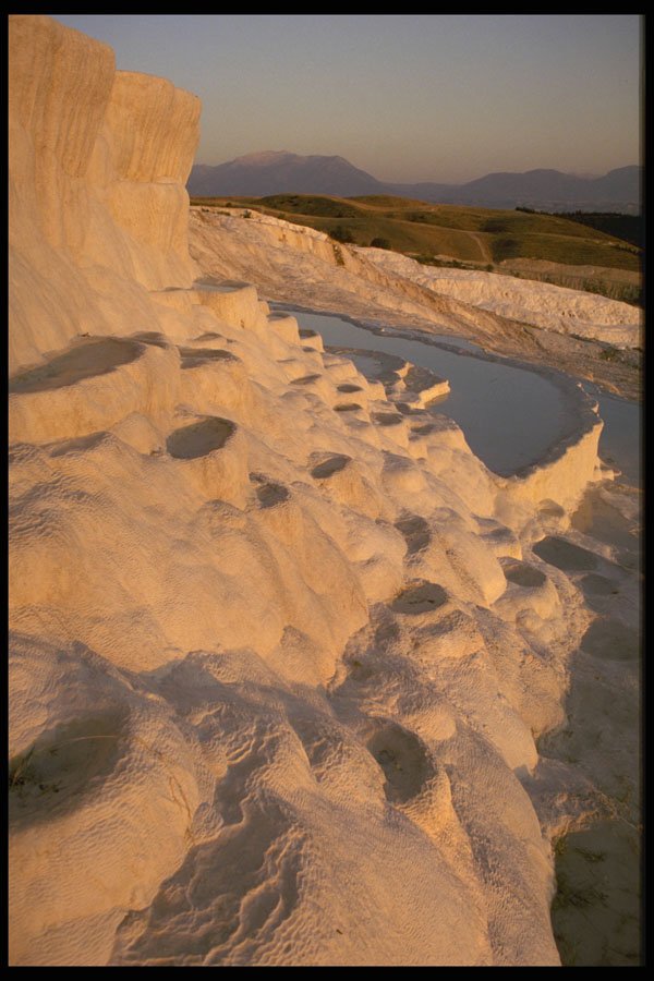 510007 Pamukkale, Sunset On The Basins, Turkey A4 Photo Print