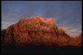 510025 Sandstone Mountain At Dawn, Red Rock Canyon A4 Photo Print