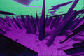 510057 Purple Pointy Place A4 Photo Print