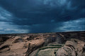 510063 Summer Shower, Canyon De Chelly National Monument, Arizona A4 Photo Print
