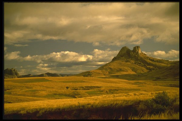 510069 Highland Scene, Madagascar Island A4 Photo Print