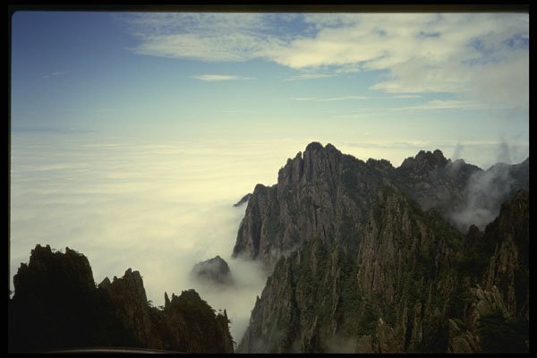510070 Huang Shan, One Of The Holy Mountains, China A4 Photo Print