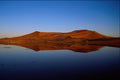 510082 Dunes Reflected In Desert Lake, Morocco A4 Photo Print