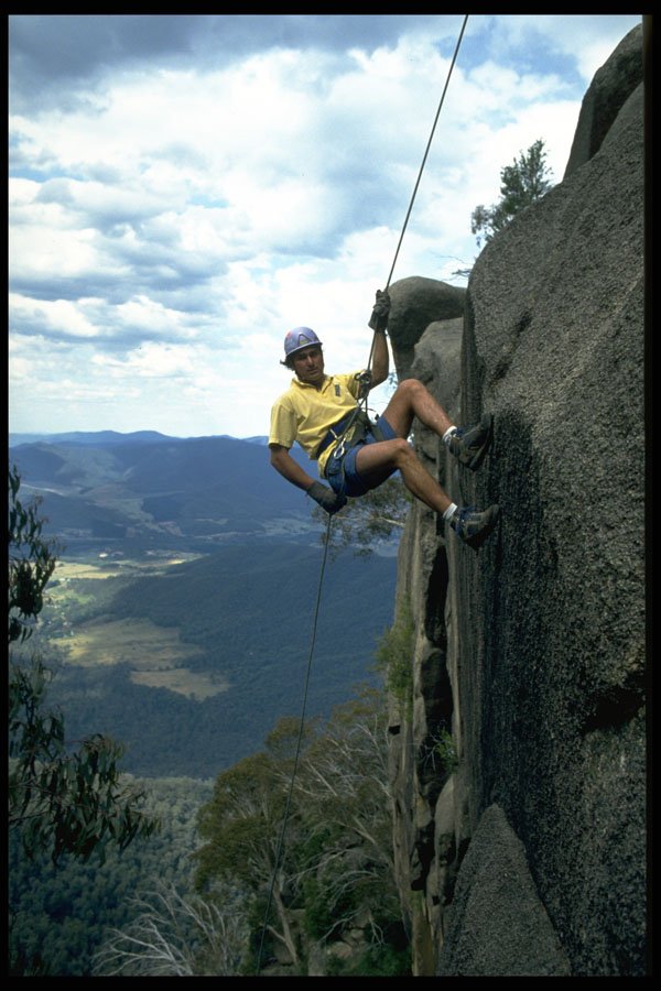 511015 Rappelling On Mt. Buffalo, Australia A4 Photo Print