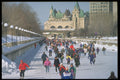511022 Skaters On The Rideau Canal, Ottawa, Canada A4 Photo Print