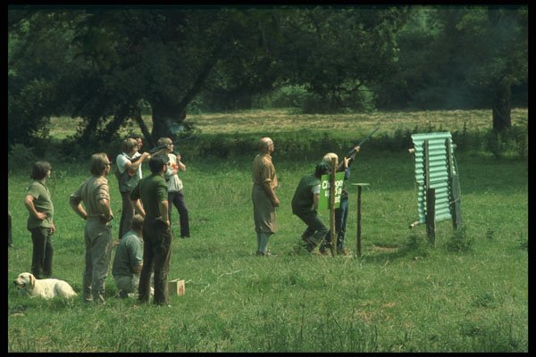 511043 Clay Pigeon Shooting A4 Photo Print