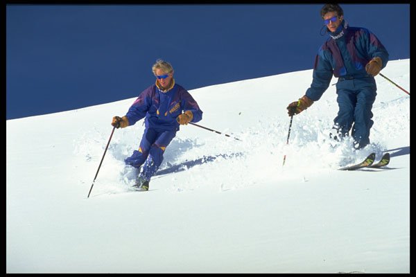 511045 Ski Action, Ste. Foy A4 Photo Print