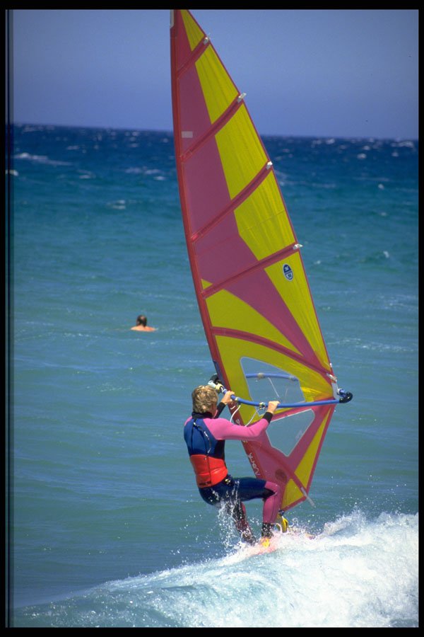 511050 Windsurfer, Corsica A4 Photo Print