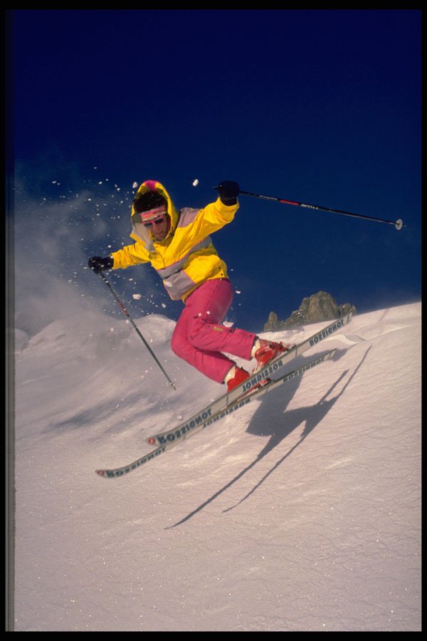 511058 Ski Action, Tigne, France A4 Photo Print