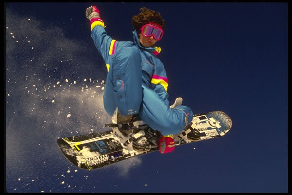 511067 Hot Snowboarding Action, Mount Hood Meadows, Oregon A4 Photo Print