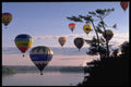 511077 Balloons Take Off A4 Photo Print