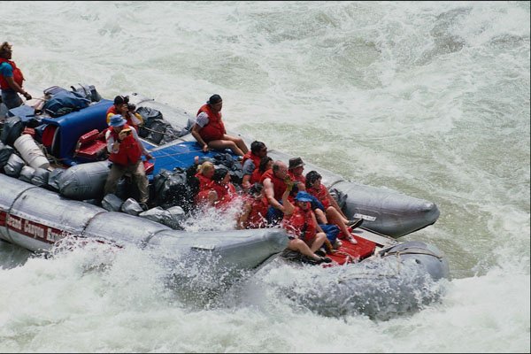 511097 Rafting, Stone Creek, Grand Canyon A4 Photo Print