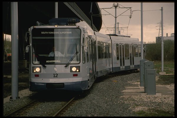 512037 Sheffield Supertram Below Tinsley M. Motorway Flyover A4 Photo Print