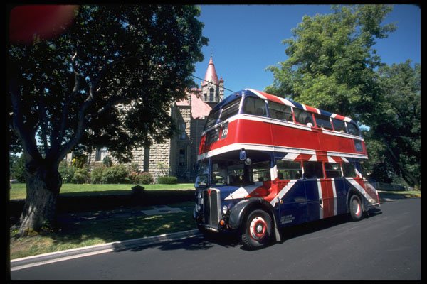 512069 Tour Bus, Victoria, British Columbia, Canada A4 Photo Print