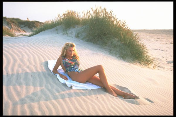 513024 Rikke Enjoying The Late Evening Sun A4 Photo Print