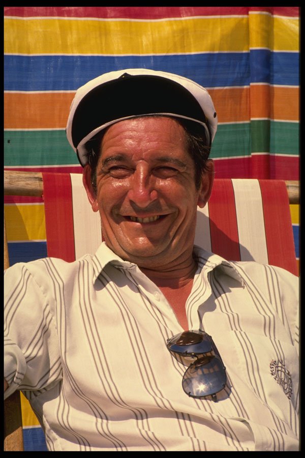 513037 Sunbathing, Blackpool Beach, England A4 Photo Print