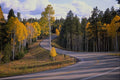 513066 Autumn Road, Utah A4 Photo Print