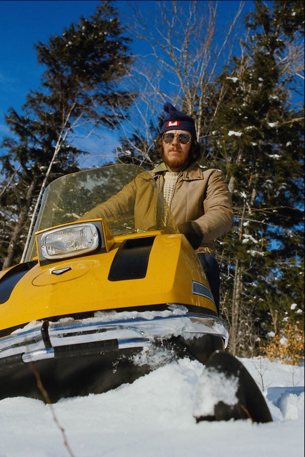 513073 Snowmobile, Nova Scotia, Canada A4 Photo Print