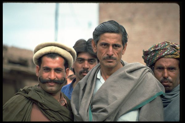 515003 Blanket Vendors, Northern Pakistan A4 Photo Print