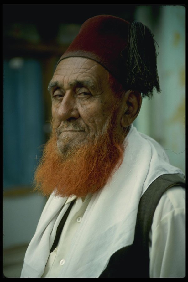 515030 Hennaed Beard, Gujranwala, Pakistan A4 Photo Print
