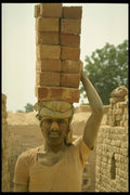 515031 Brick Kiln Workers, Rajasthan, India A4 Photo Print