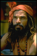 515044 Young Priest From Matheran, India A4 Photo Print