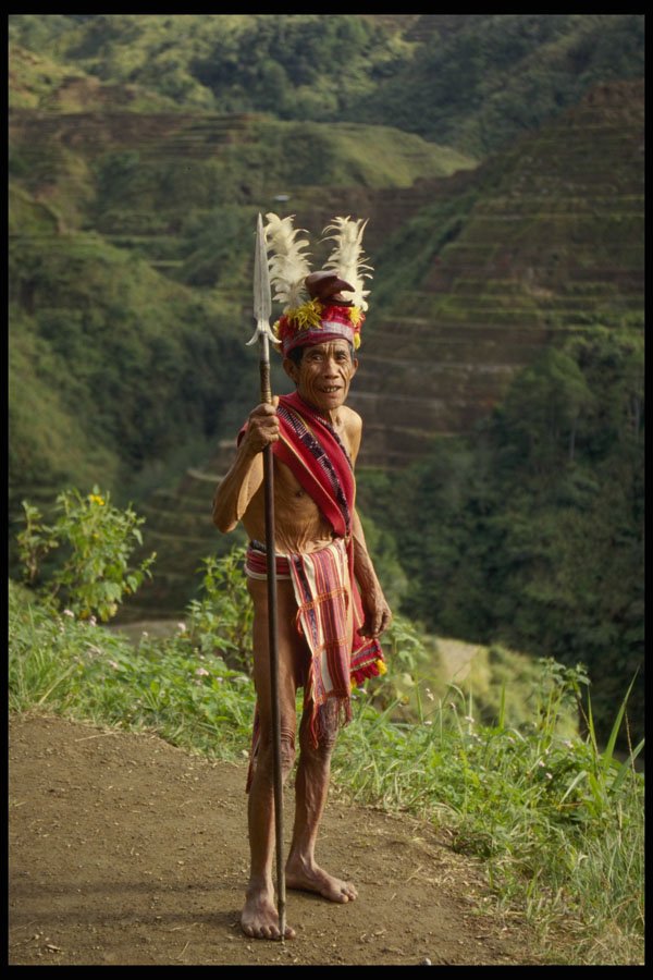 515047 Igorot Warrior, Philippines A4 Photo Print
