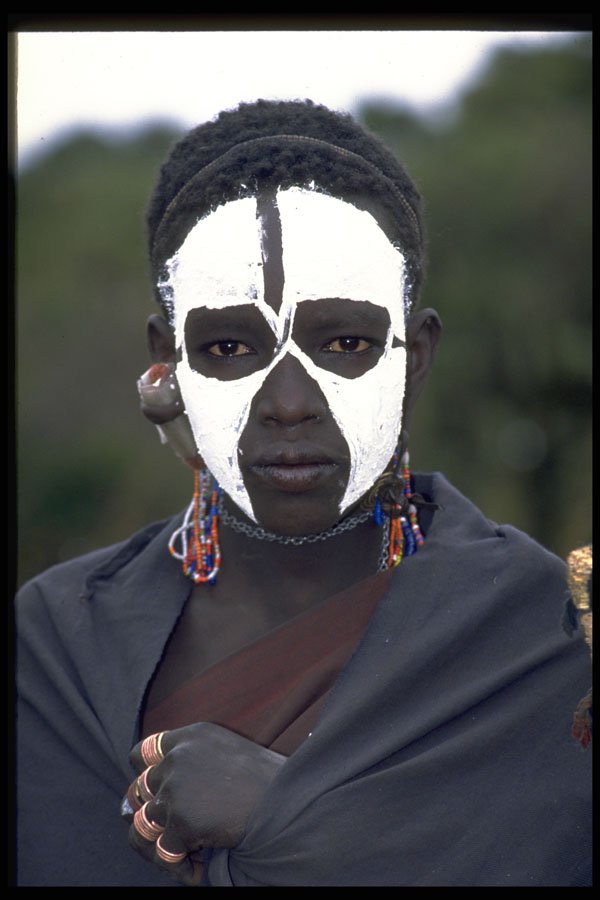 515048 Masai Warrior, Tanzania A4 Photo Print