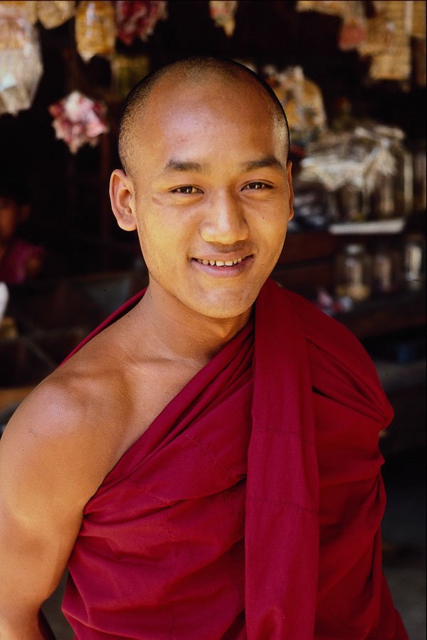 515058 Proud Monk, Burma A4 Photo Print
