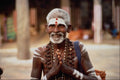 515060 Holy Man, South India A4 Photo Print