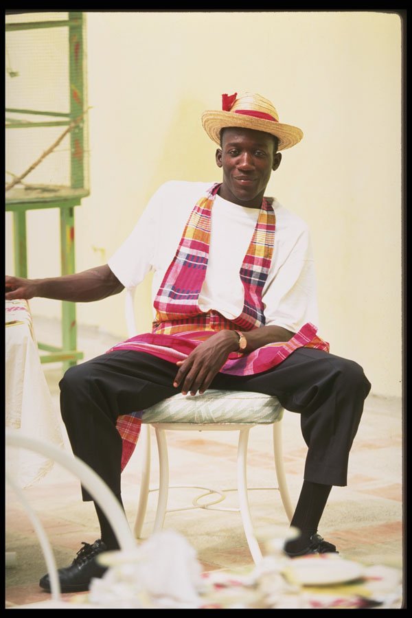 515066 Waiter, Cafe In Montego Bay A4 Photo Print