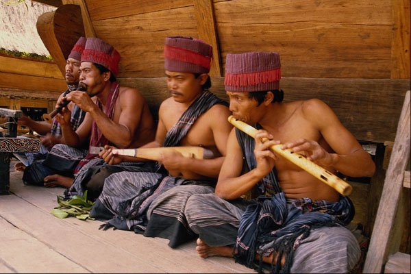 515080 Sumatra Musicians A4 Photo Print