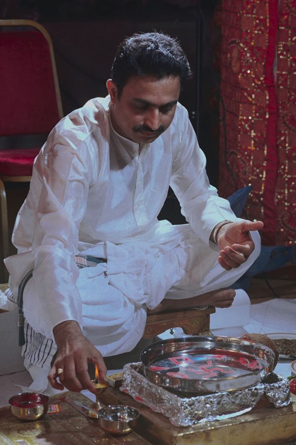 515085 Pandit Priest Who Will Perform Wedding Ceremony A4 Photo Print