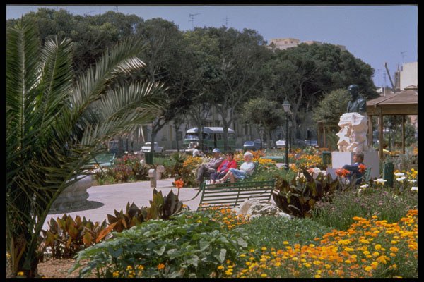 516050 Square, Malta A4 Photo Print