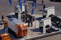 517004 Hanover Industrial Trade Fair, Semi trailer Trains A4 Photo Print