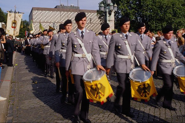 517051 Rifle Festival, The German Army In March A4 Photo Print