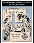 518 01 washroom war poster Advert A4 Photo Print