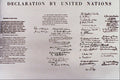 518014 The Declaration By United Nations, Washington, D.C., 1942 A4 Photo Print