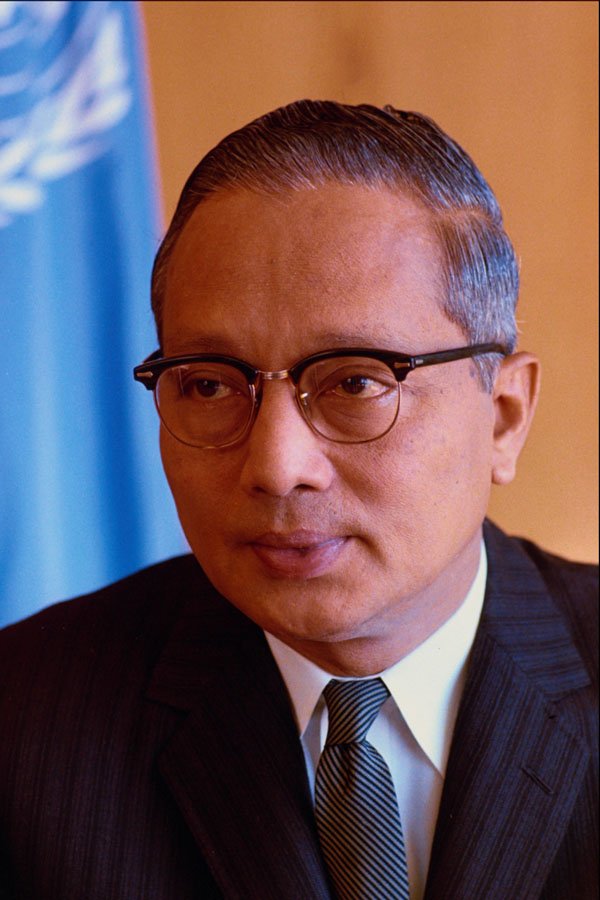 518046 U Thant Of Burma, Third UN Secretary General A4 Photo Print