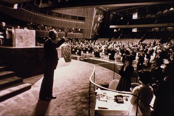 518052 Secretary General U Thant Bids Farewell To General Assembly A4 Photo Print
