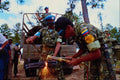 518073 ONUCA Troops Destroy Weapons Surrendered By Resistance Forces A4 Photo Print