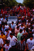518074 President Ortega During Campaign For UN monitored Elections A4 Photo Print