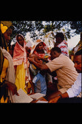 518098 Doctor Examines A Baby Under A Mango Tree, Mzizima, 1967 A4 Photo Print