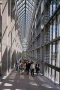 519005 National Gallery Of Canada, Visitors Ascend The Colonnade A4 Photo Print