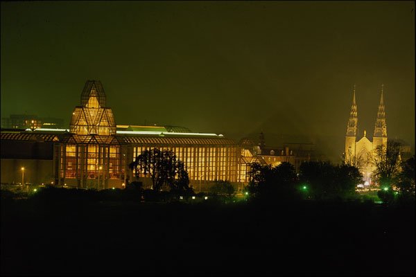 519011 National Gallery Of Canada, Illuminated At Night A4 Photo Print